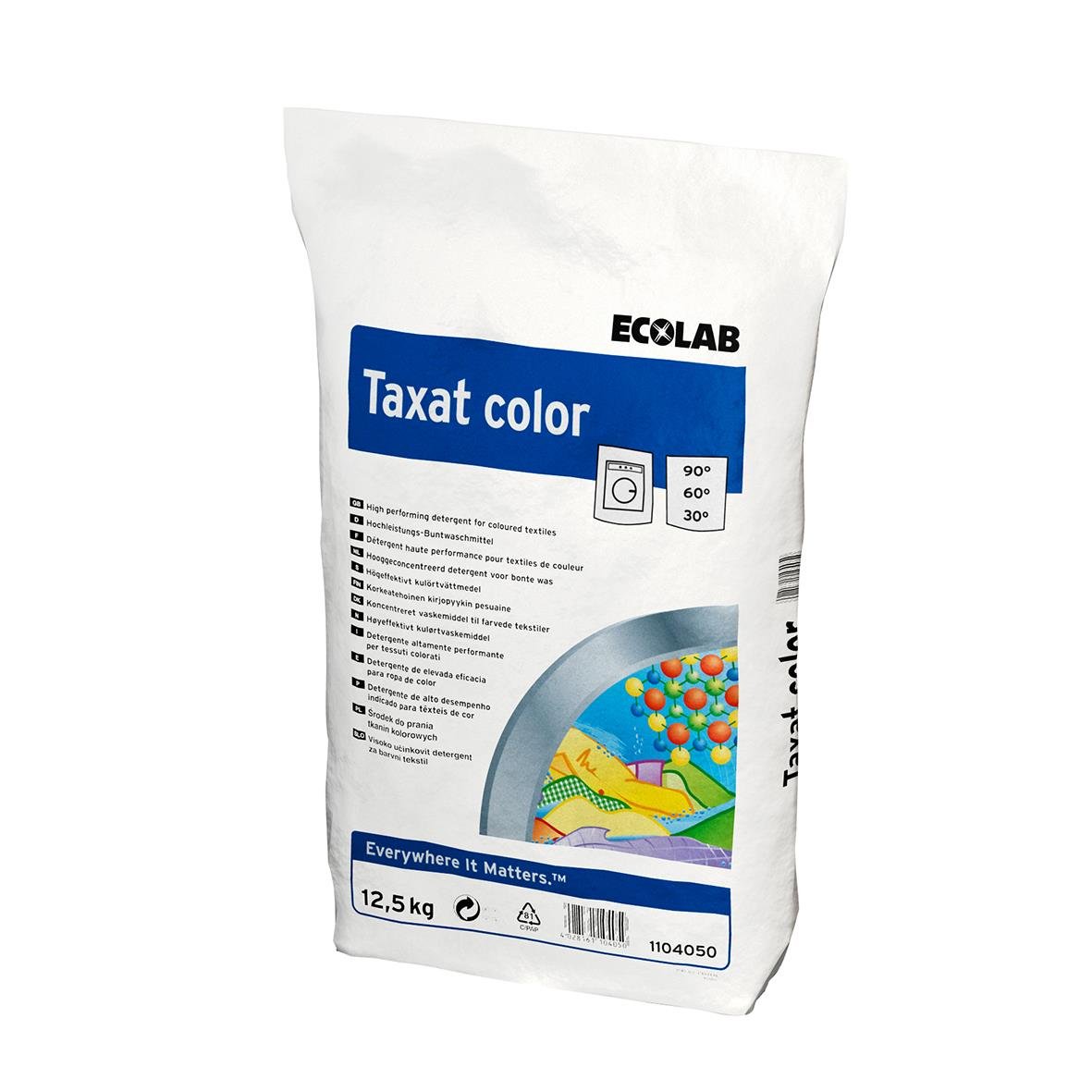 Tvättmedel Ecolab Taxat Color 12,5kg 52100372