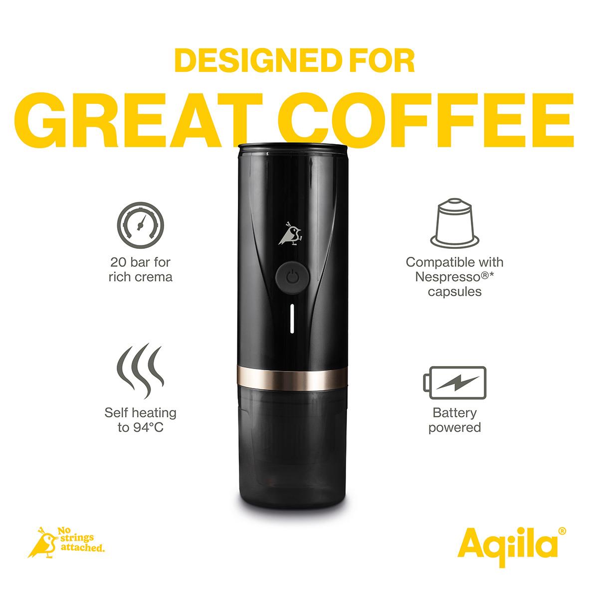 Espressomaskin Aqiila Coffebird Batteridriven 63010280_2