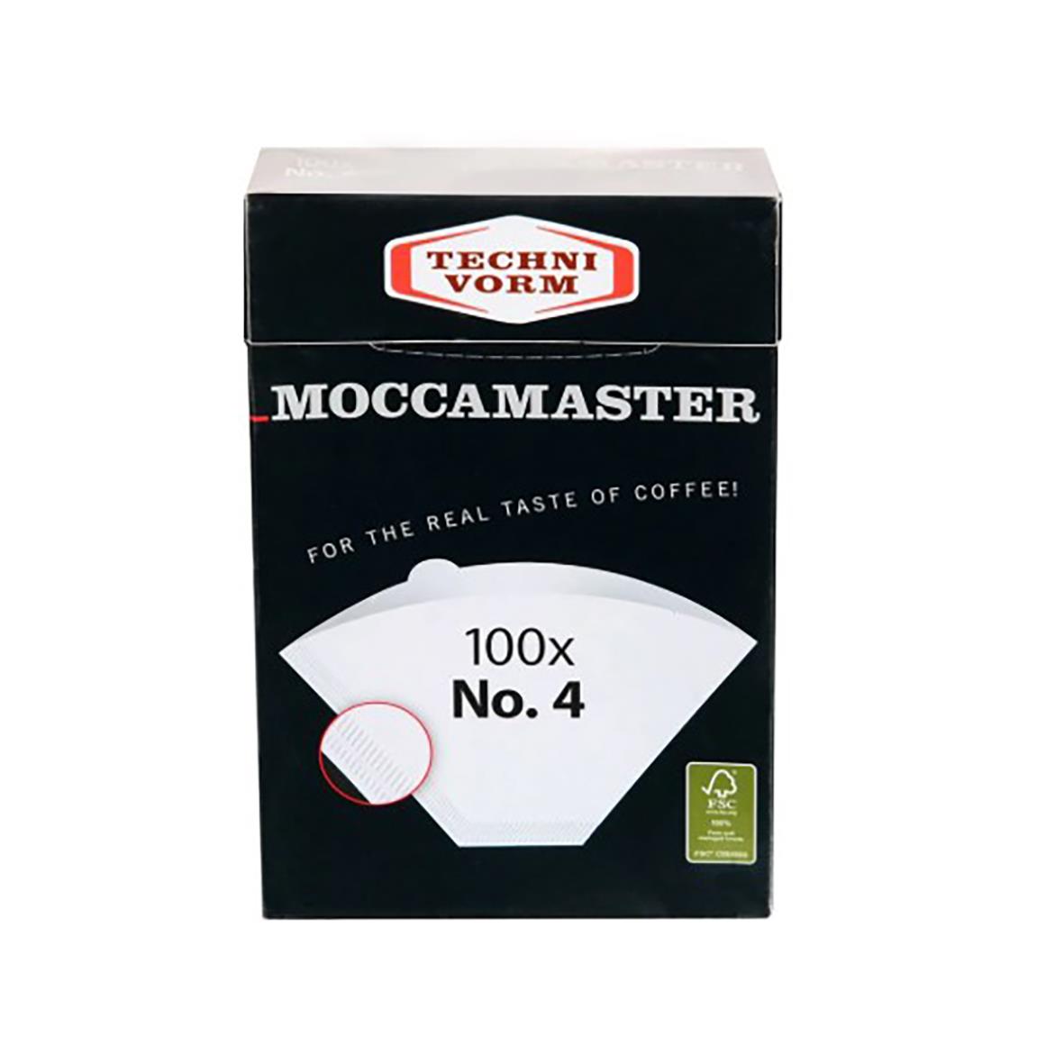 Kaffefilter Moccamaster 1x4 Vit 63100004