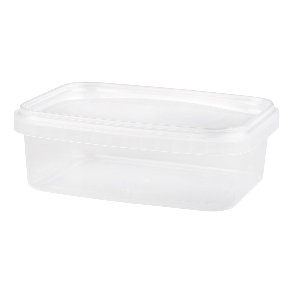 Plastbägare Med Tätslutande Lock Rektangulär 118x89x42mm 280ml 65010319_1