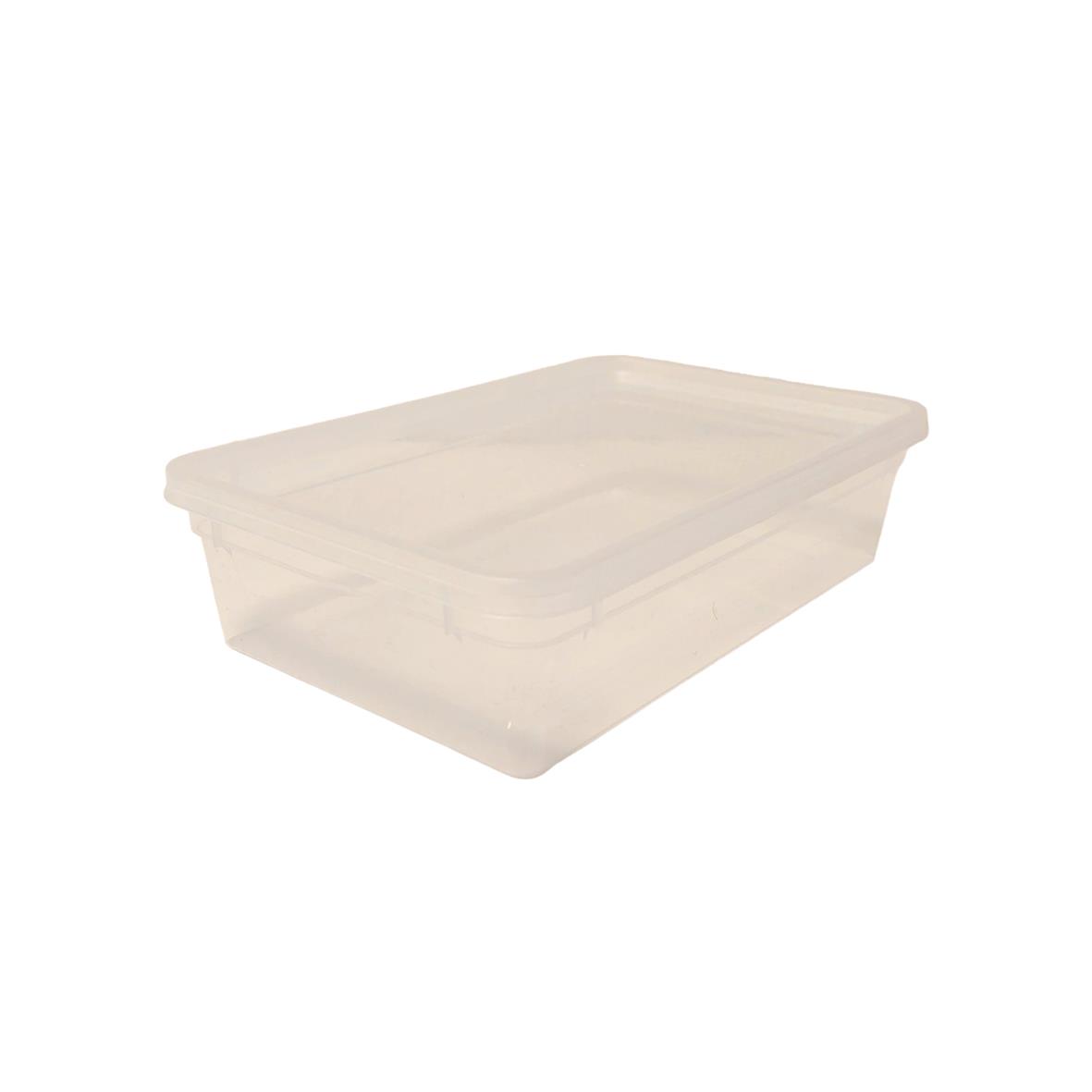 Plastburk Med Slätt Lock PP Klar 185x125x50mm 800ml 65010918_1