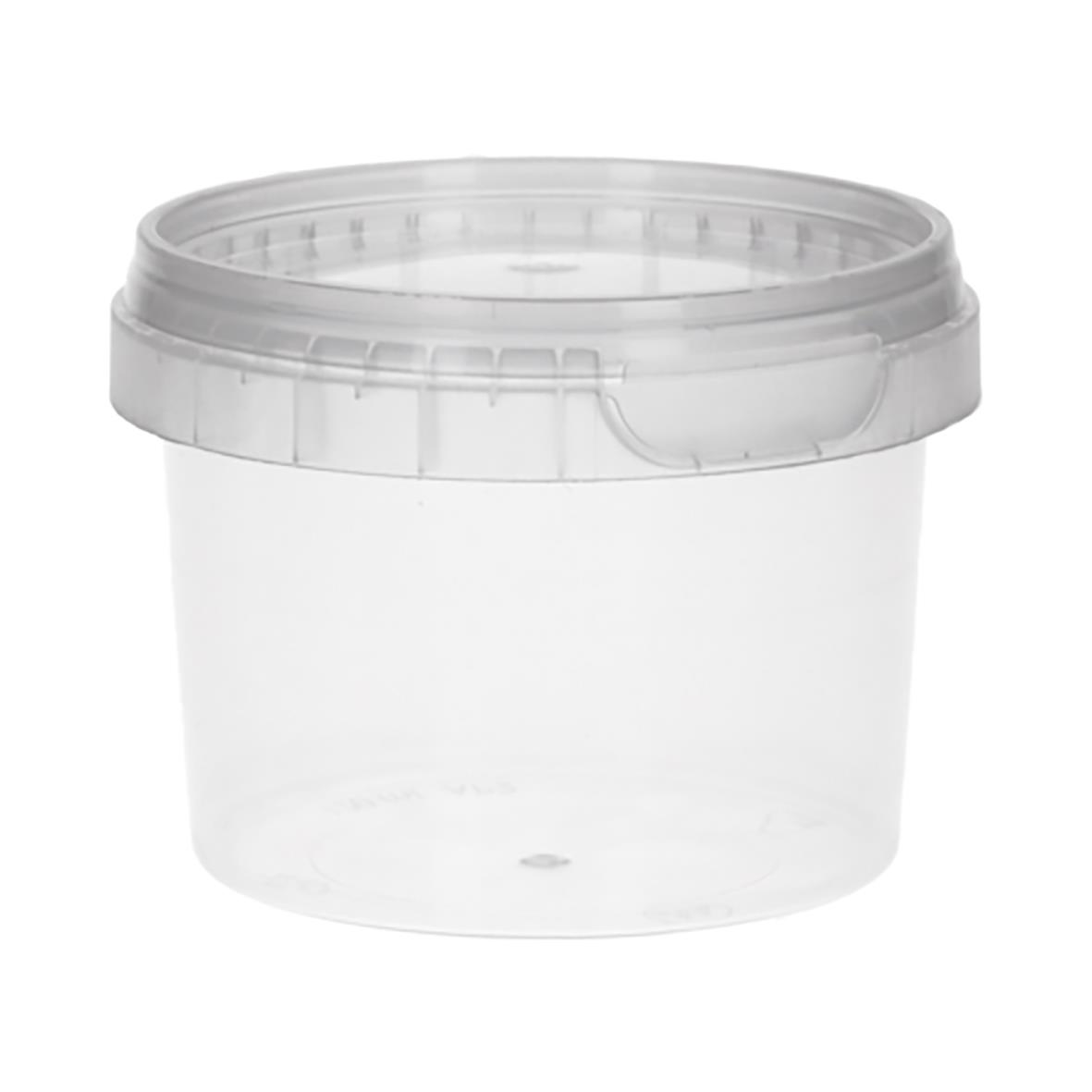 Plastbägare Rund Med Lock Tätslutande PP 120ml Klar Ø69mm 120ml 65010937