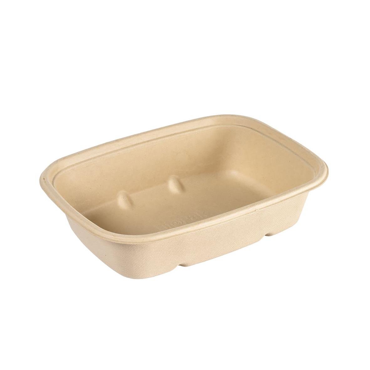 Pappersform Duni Cube Bagasse Brun 214x159x54mm 900ml