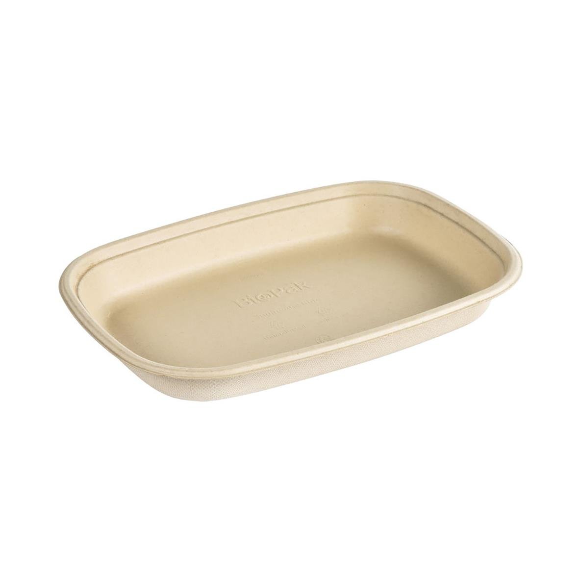 Pappersform Duni Cube Bagasse Brun 249x172x30mm 800ml