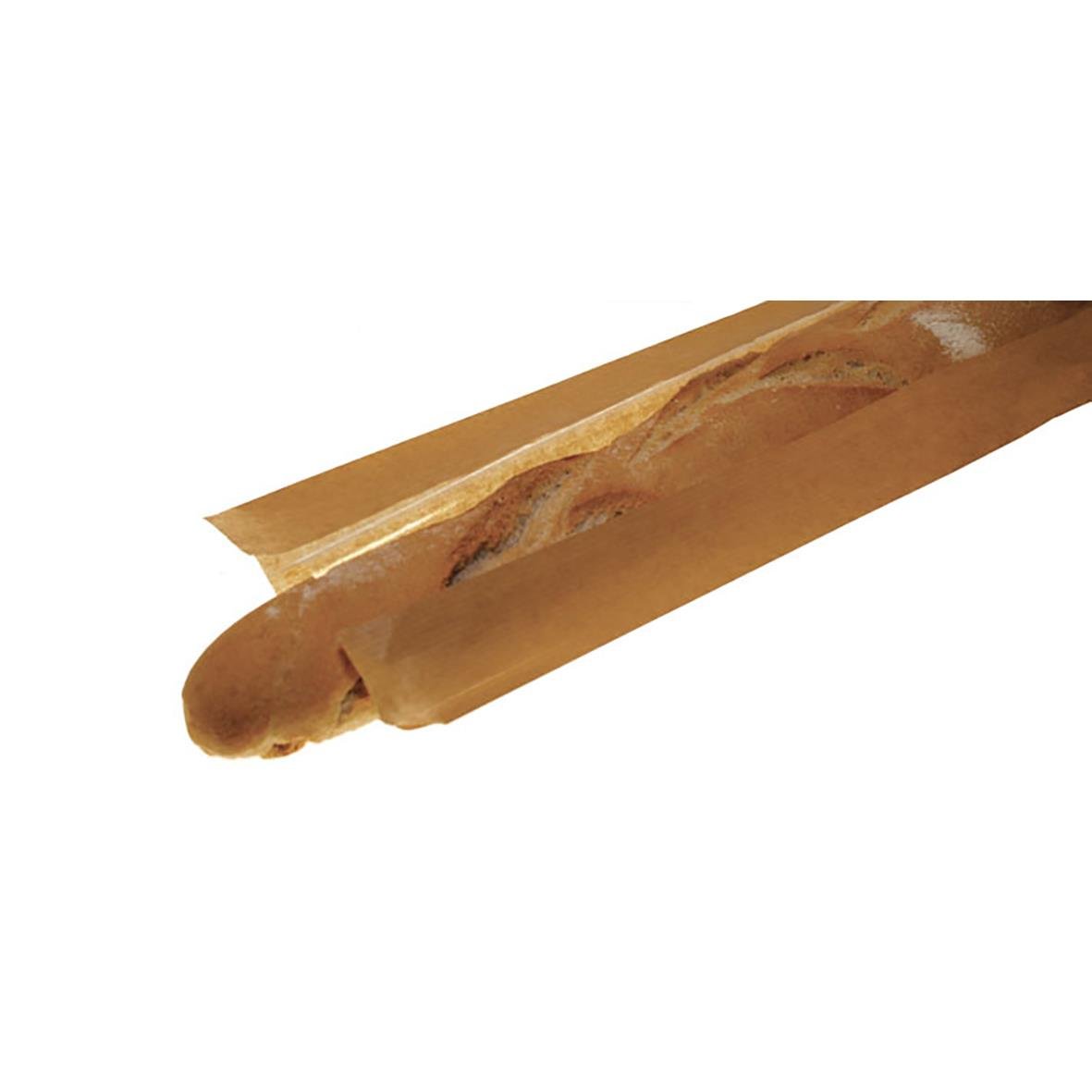 Baguettepåse Med Fönster Brun 170x570mm 68050075