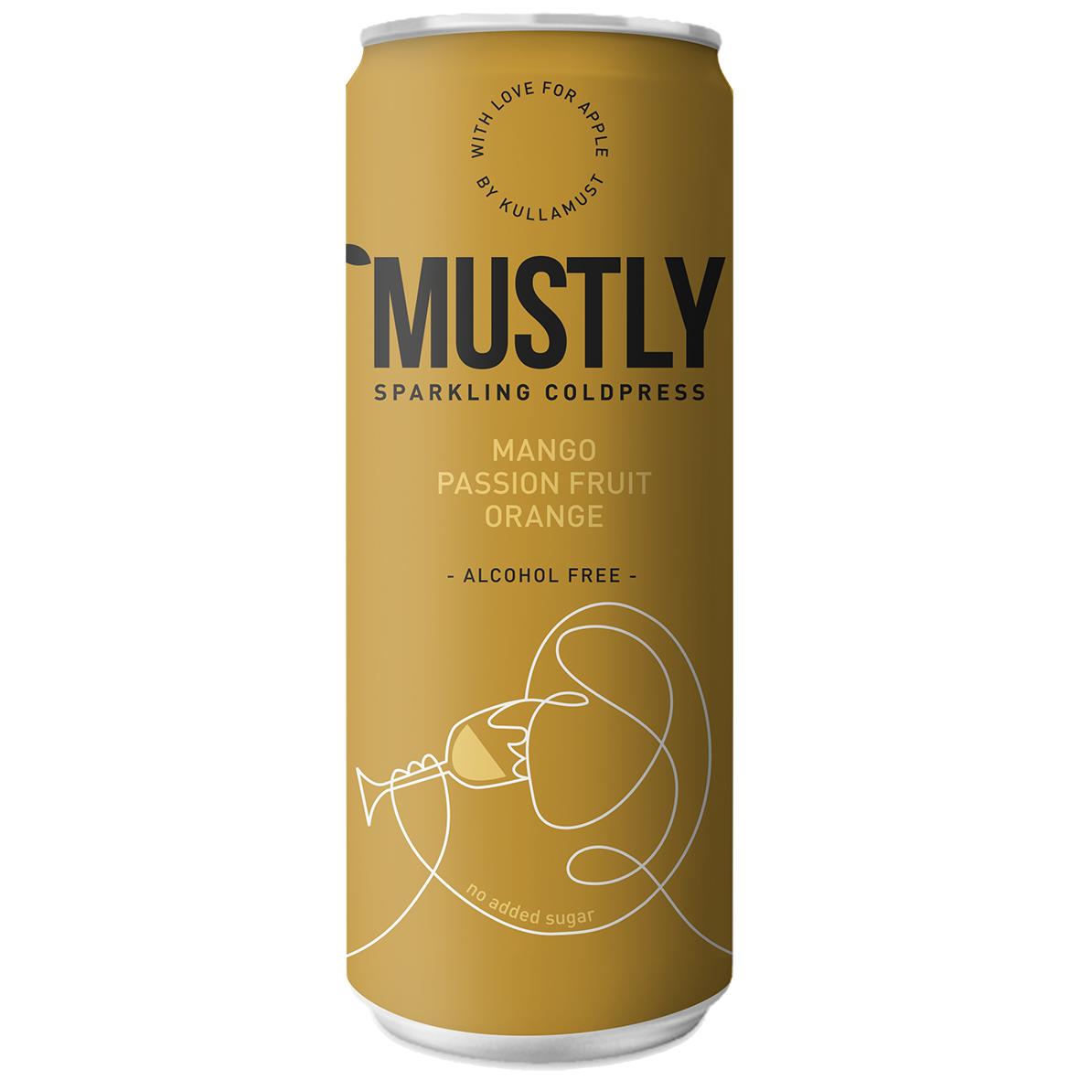 Dryck Mustly Mango&Passion 33cl Inkl Pant