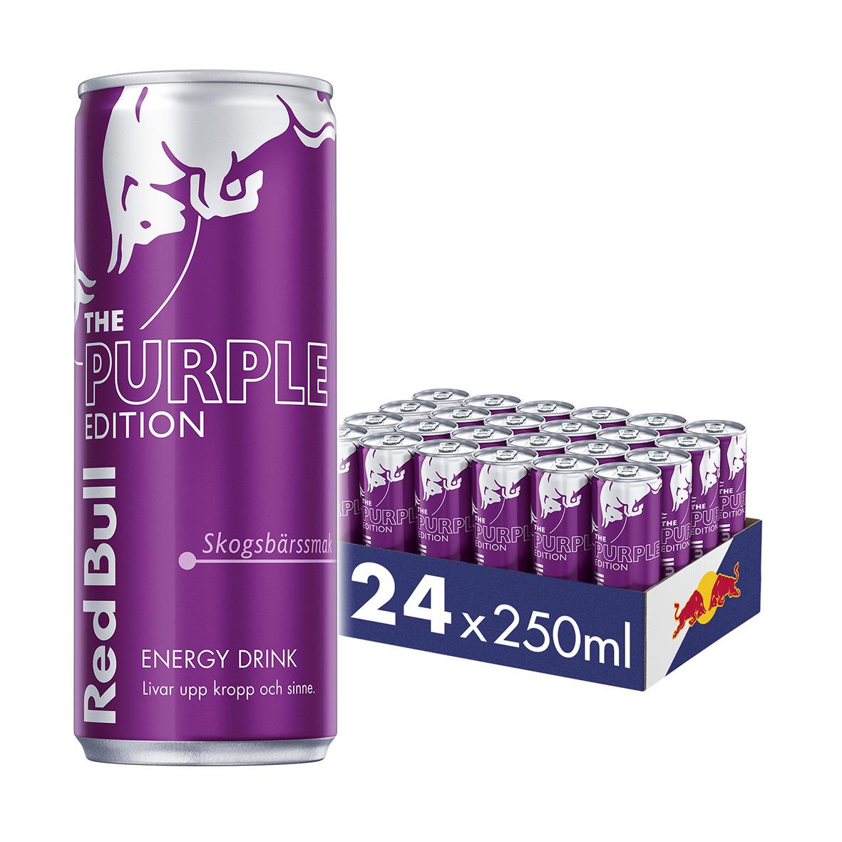 Energidryck Red Bull Purple Edition Skogsbär 25cl