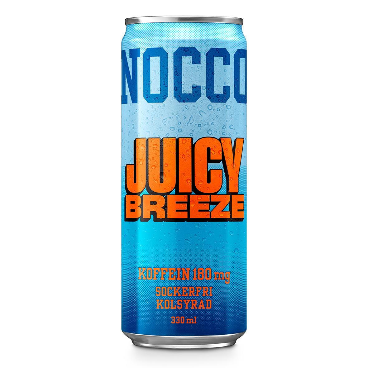 Energidryck Nocco Juicy Breeze 330ml Inkl Pant