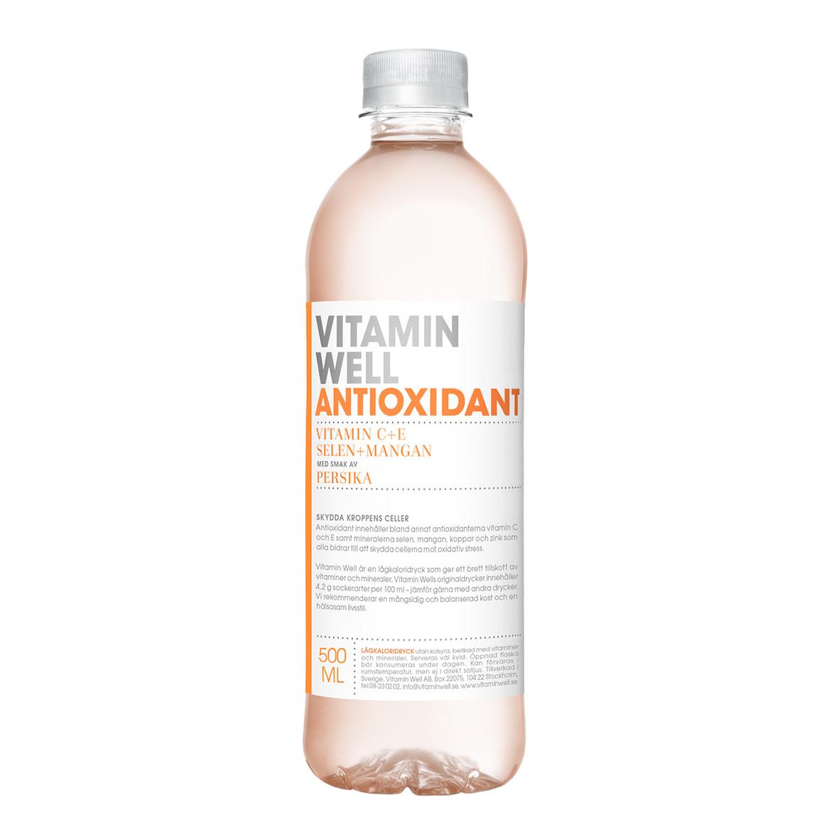 Dryck Vitamin Well Antioxidant 500ml Inkl Pant