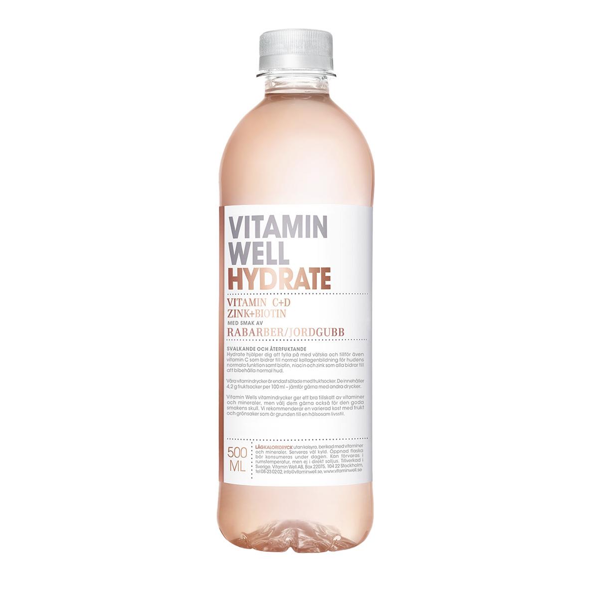 Dryck Vitamin Well Hydrate 500ml Inkl Pant
