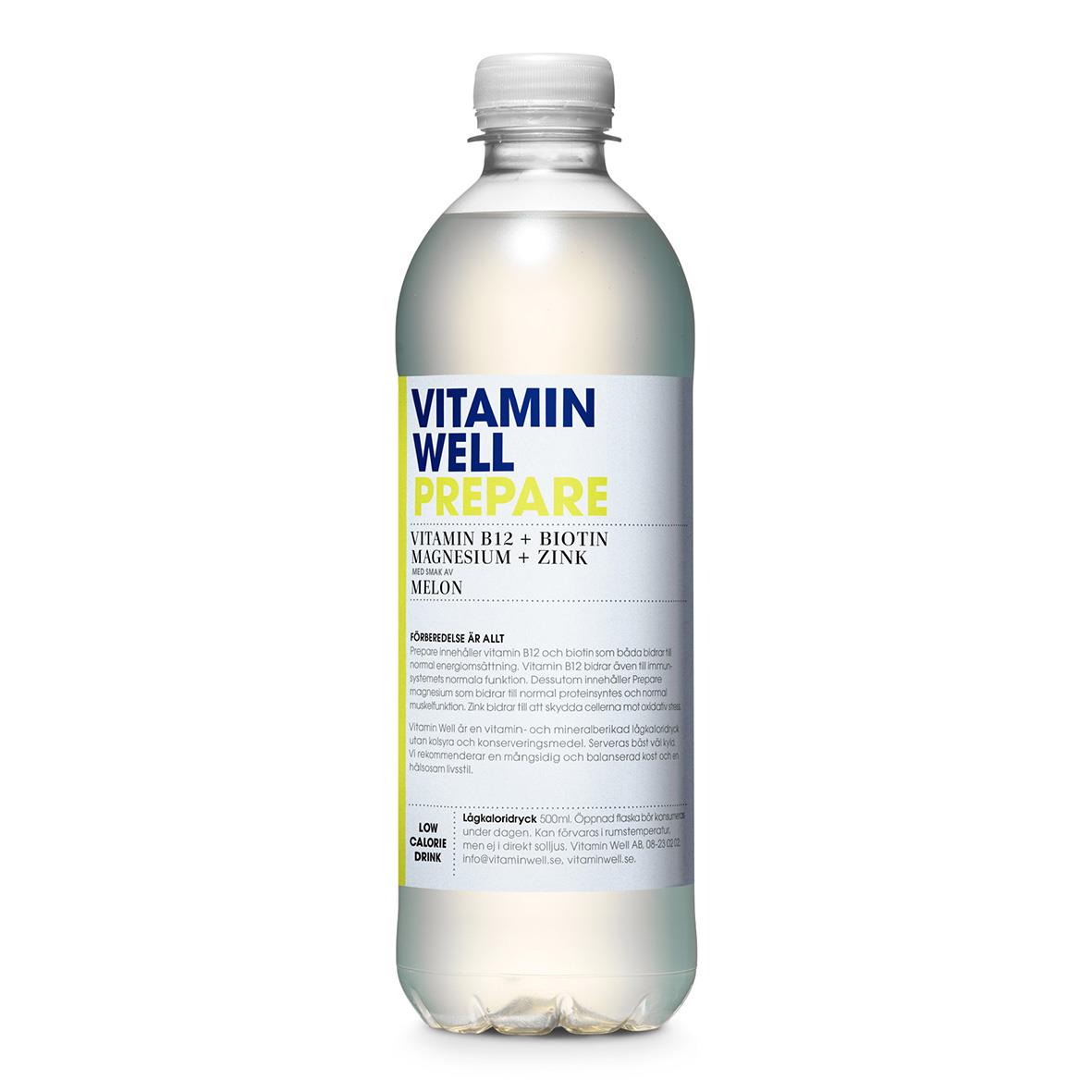 Dryck Vitamin Well Prepare 50cl Inkl Pant