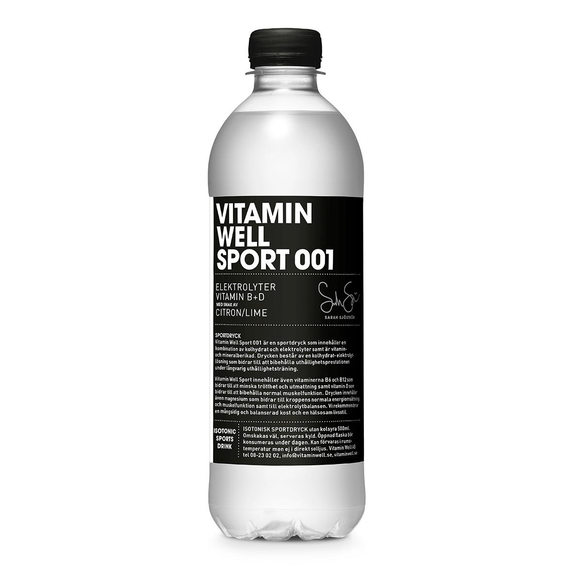 Dryck Vitamin Well Sport 001 50cl Inkl Pant 74030263