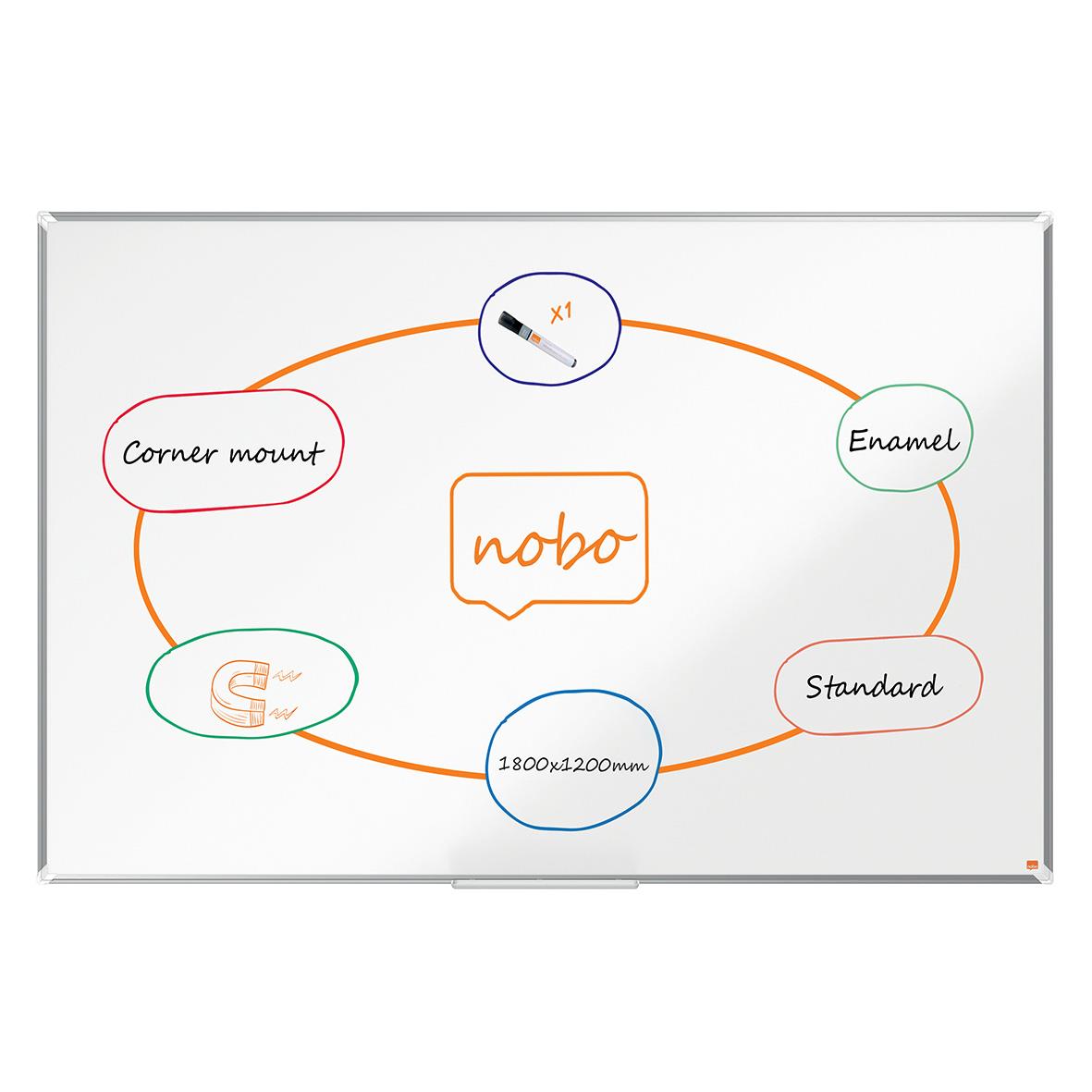 Whiteboardtavla Nobo Premium Plus Emalj 1800x1200mm 75010532_6