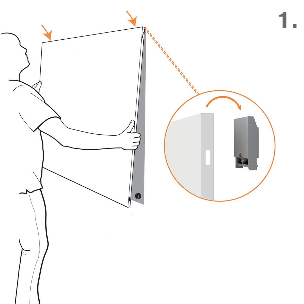 Whiteboardtavla Nobo Infinity 900x600mm 75010548_4