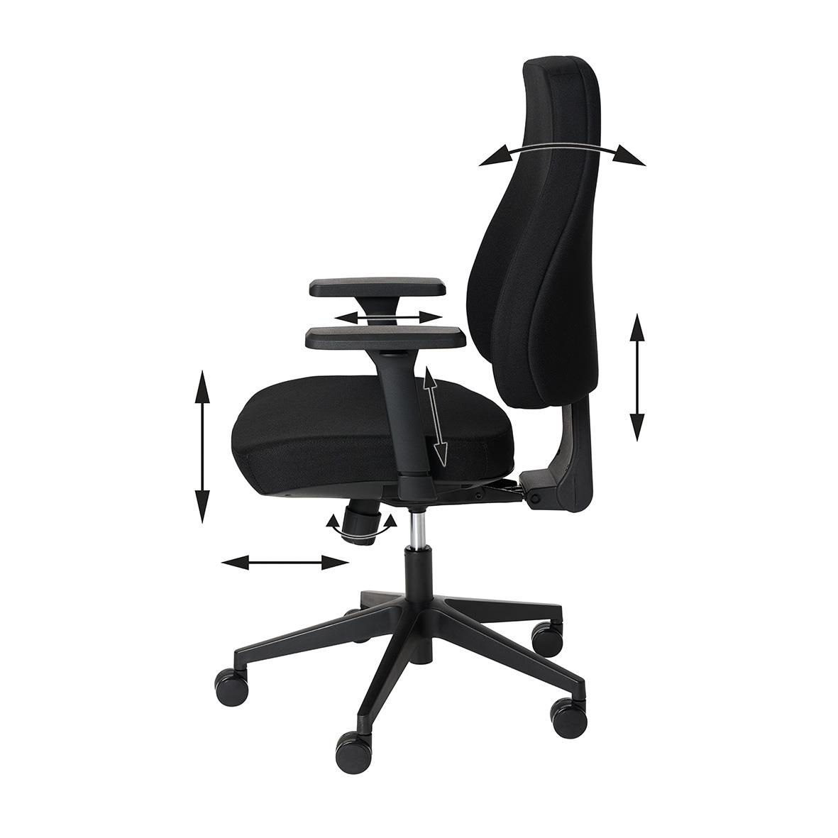 Kontorsstol Sun-Flex Officechair MB Svart 76010905_4