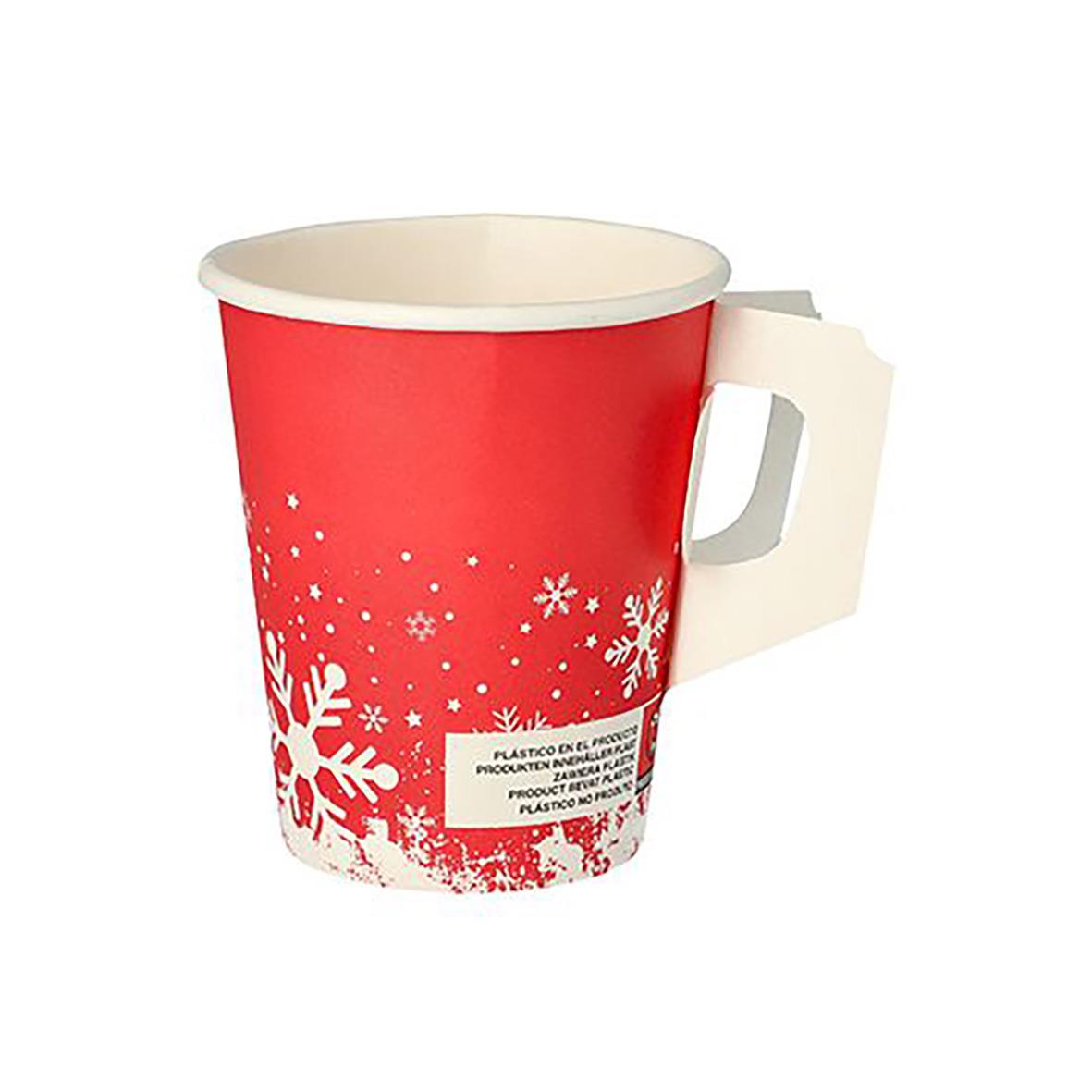 Pappersmugg Winter Time Med Öra 20cl 79070065_1