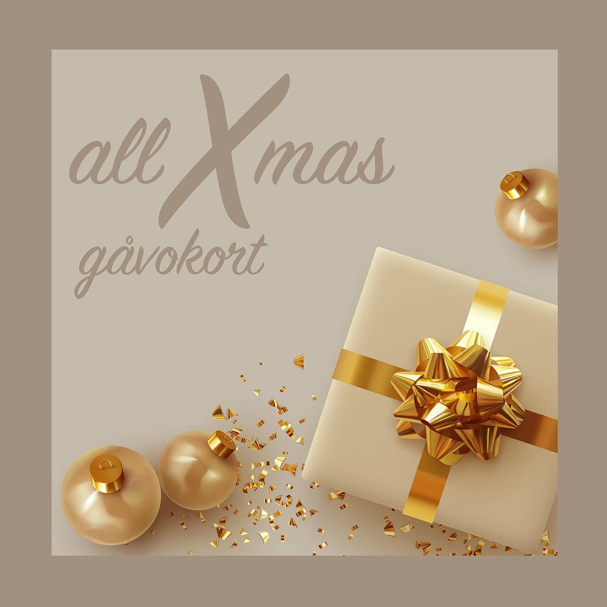 Gåvokort allXmas beige, 679, 2 gåvor