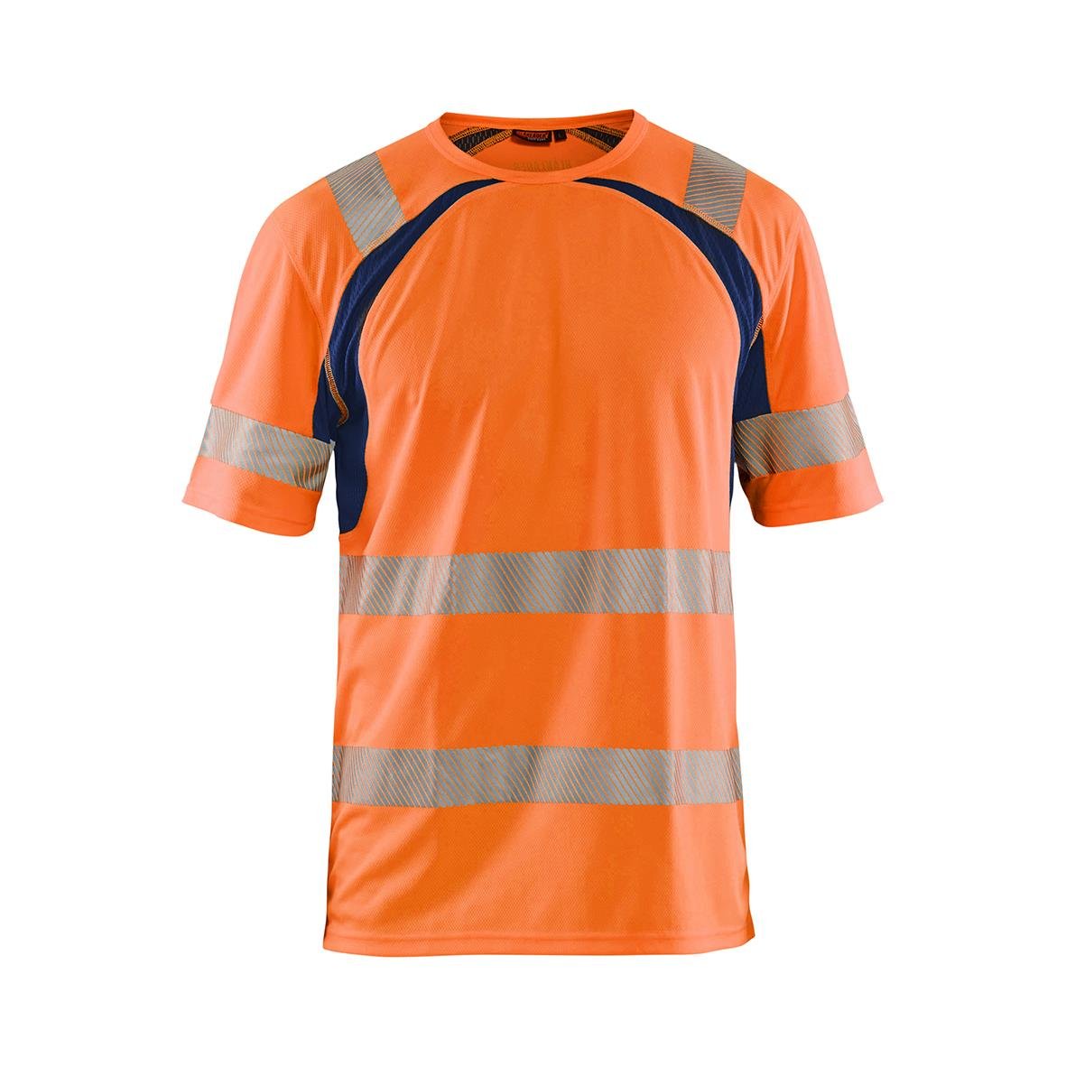 T-shirt Blåkläder 3397-1013 Varselorange/Marinblå M 91555332