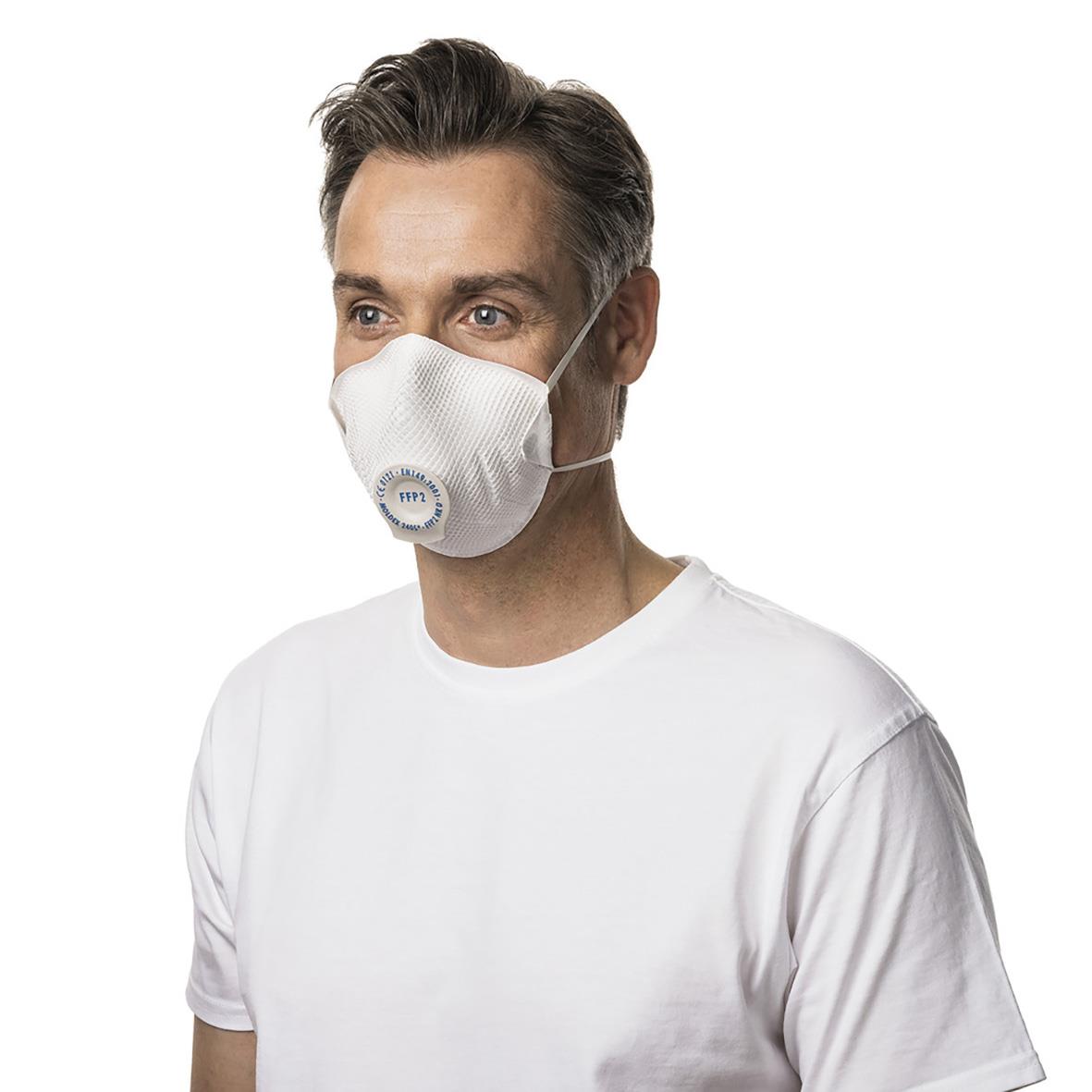 Halvmask Moldex Filtrerande m ventil FFP2 93300085_3