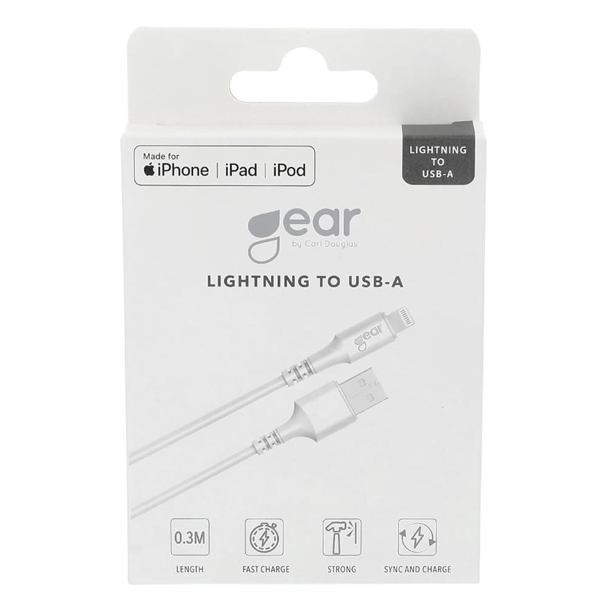 Laddkabel Gear Lightning Vit 0,3m 95010013_2