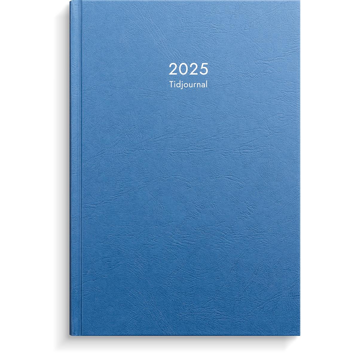 Almanacka Burde 1000 Tidjournal Kartongomslag 2025 Blå  AllOffice