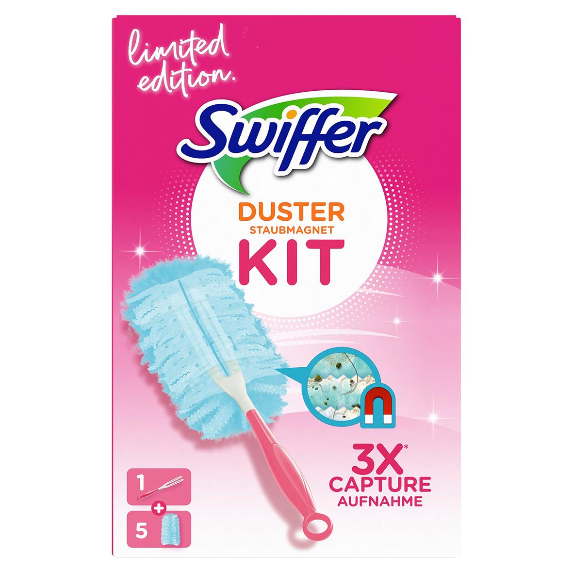 Dammvippa Swiffer Rosa Bandet inkl 5st refiller AllOffice